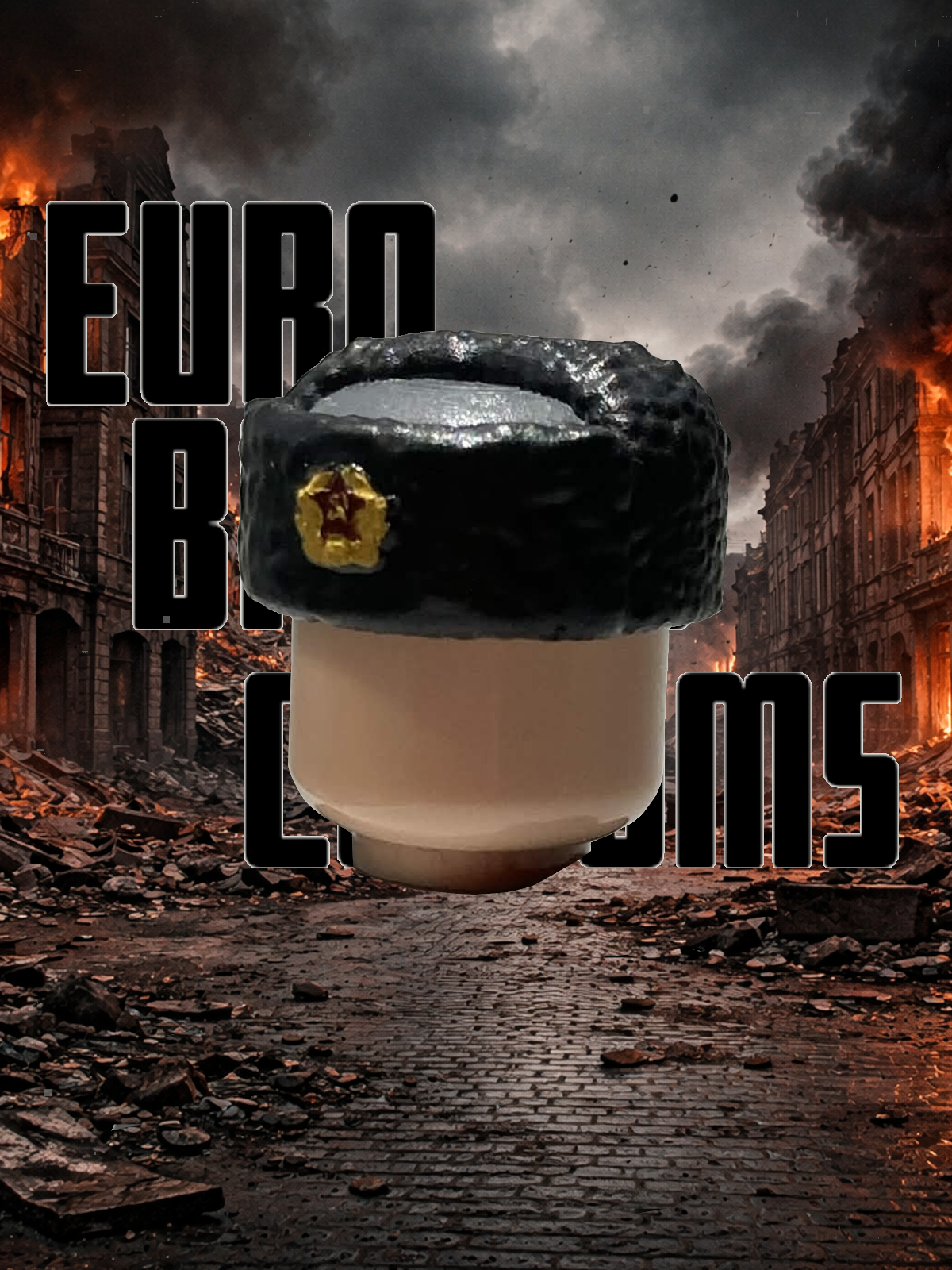 Soviet Ushanka Hand Painted